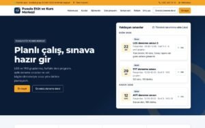 Rota Eğitim Etüt merkezi konsepti ana sayfa