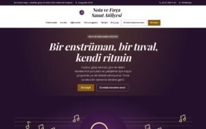 Rota Eğitim Müzik ve sanat atölyesi konsepti ana sayfa