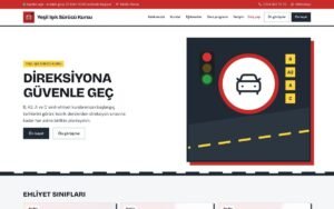 Rota Eğitim Sürücü kursu konsepti ana sayfa