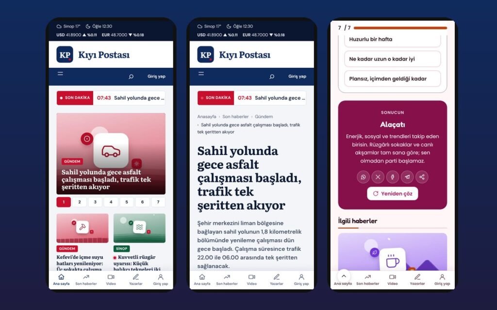 Rota Haber telefonda