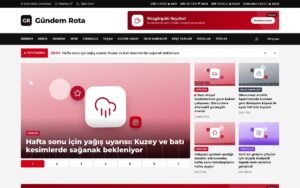 Rota Haber Ulusal haber konsepti ana sayfa