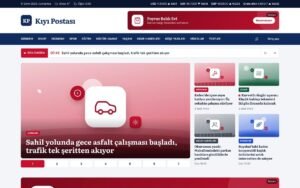 Rota Haber Yerel gazete konsepti ana sayfa