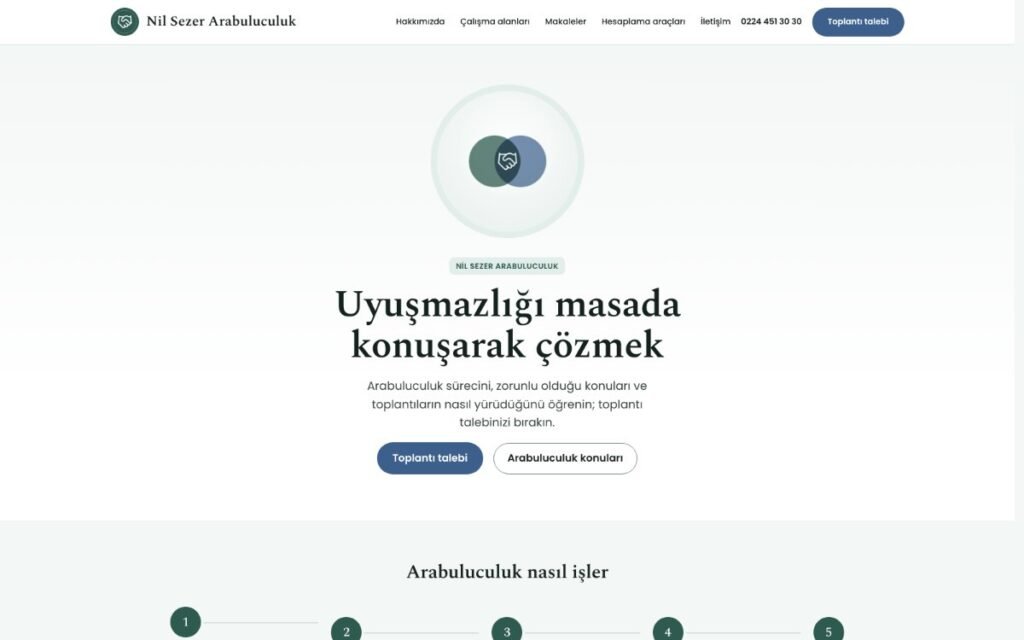 Arabuluculuk ofisi konsepti