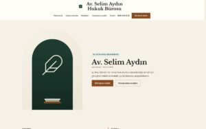 Rota Hukuk Tek avukat konsepti ana sayfa