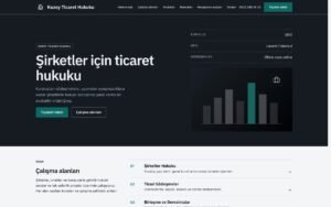 Rota Hukuk Ticaret hukuku butiği konsepti ana sayfa