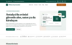 Rota Kurumsal Emlak ofisi konsepti ana sayfa