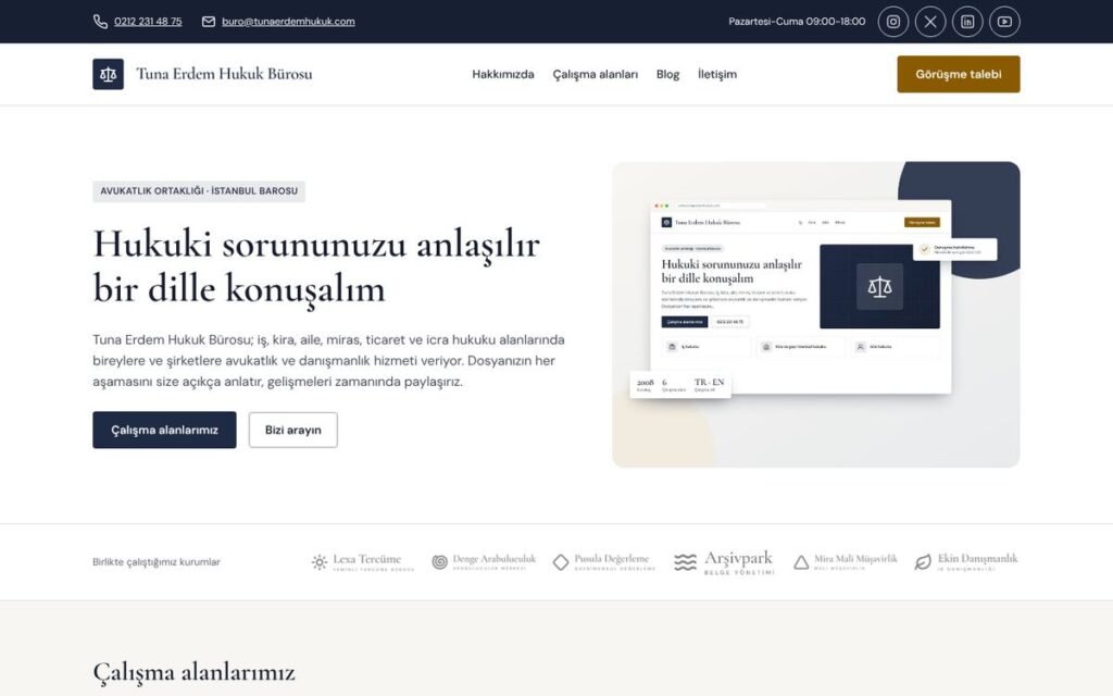Hukuk bürosu konsepti