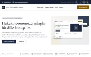 Rota Kurumsal Hukuk bürosu konsepti ana sayfa