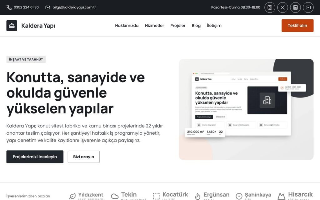 İnşaat & yapı konsepti