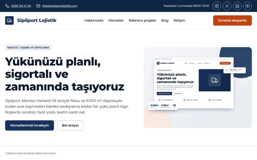 Lojistik & nakliye konsepti