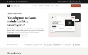 Rota Kurumsal Mimarlık & iç mimari konsepti ana sayfa