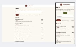 Rota Kurumsal restoran QR menüsü ve masa kartları