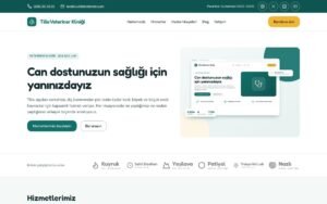 Rota Kurumsal Veteriner kliniği konsepti ana sayfa