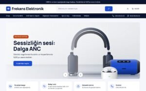 Rota Mağaza Elektronik konsepti ana sayfa