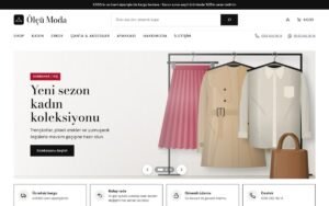 Rota Mağaza Moda konsepti ana sayfa