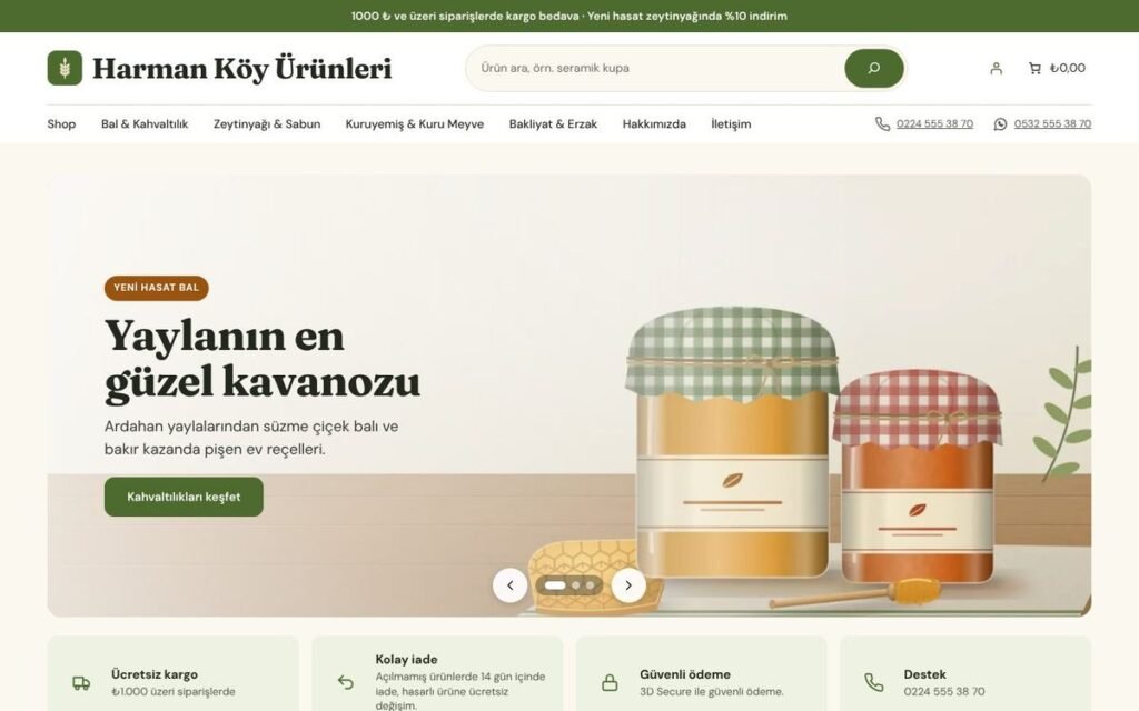 Organik Gıda konsepti