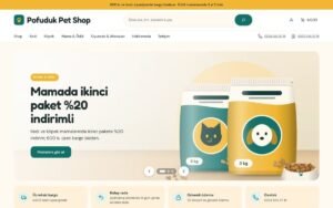Rota Mağaza Pet Shop konsepti ana sayfa