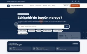 Rota Rehber Şehir rehberi konsepti ana sayfa