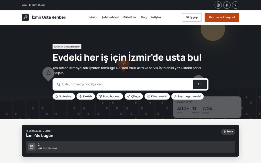 Usta rehberi konsepti