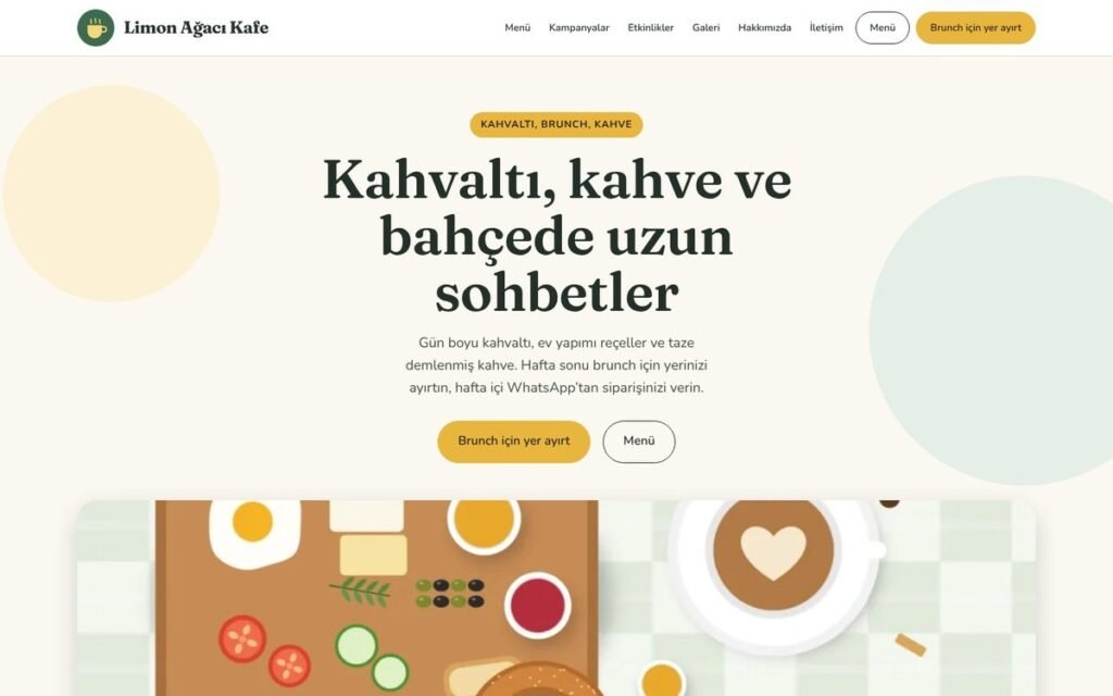 Gündüz kafe konsepti