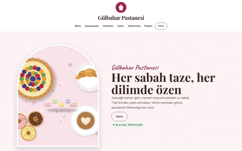 Pastane ve fırın konsepti