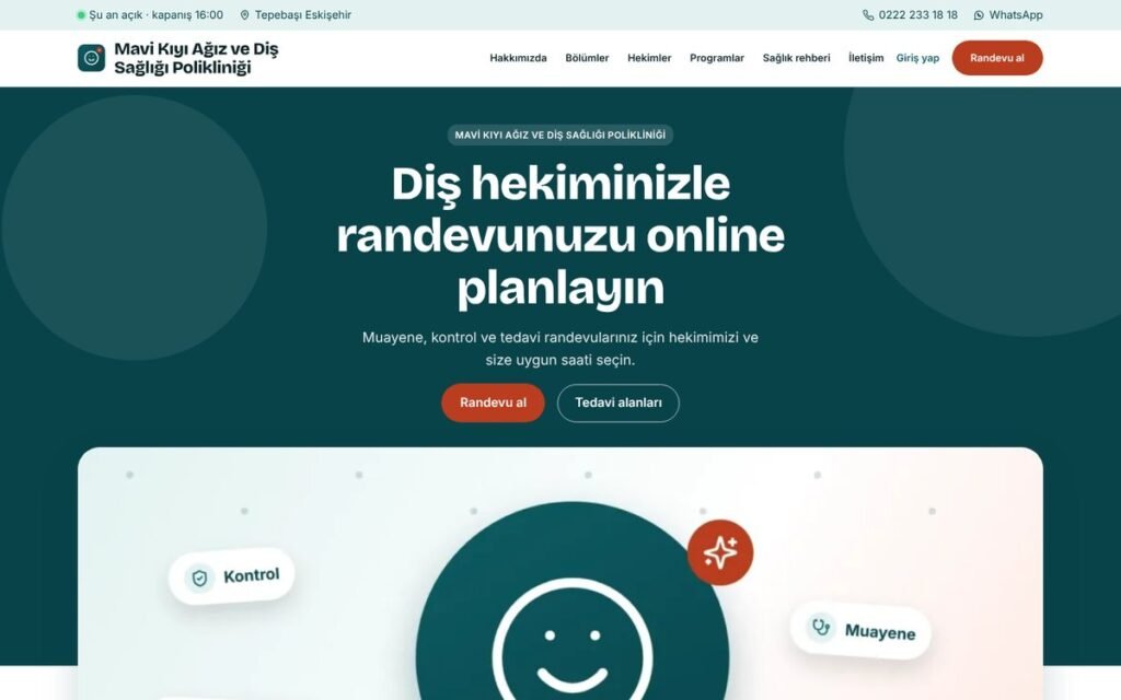 Diş kliniği konsepti