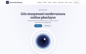 Rota Sağlık Göz merkezi konsepti ana sayfa