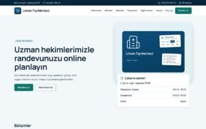 Rota Sağlık Tıp merkezi konsepti ana sayfa