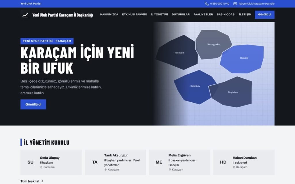 Parti il başkanlığı konsepti