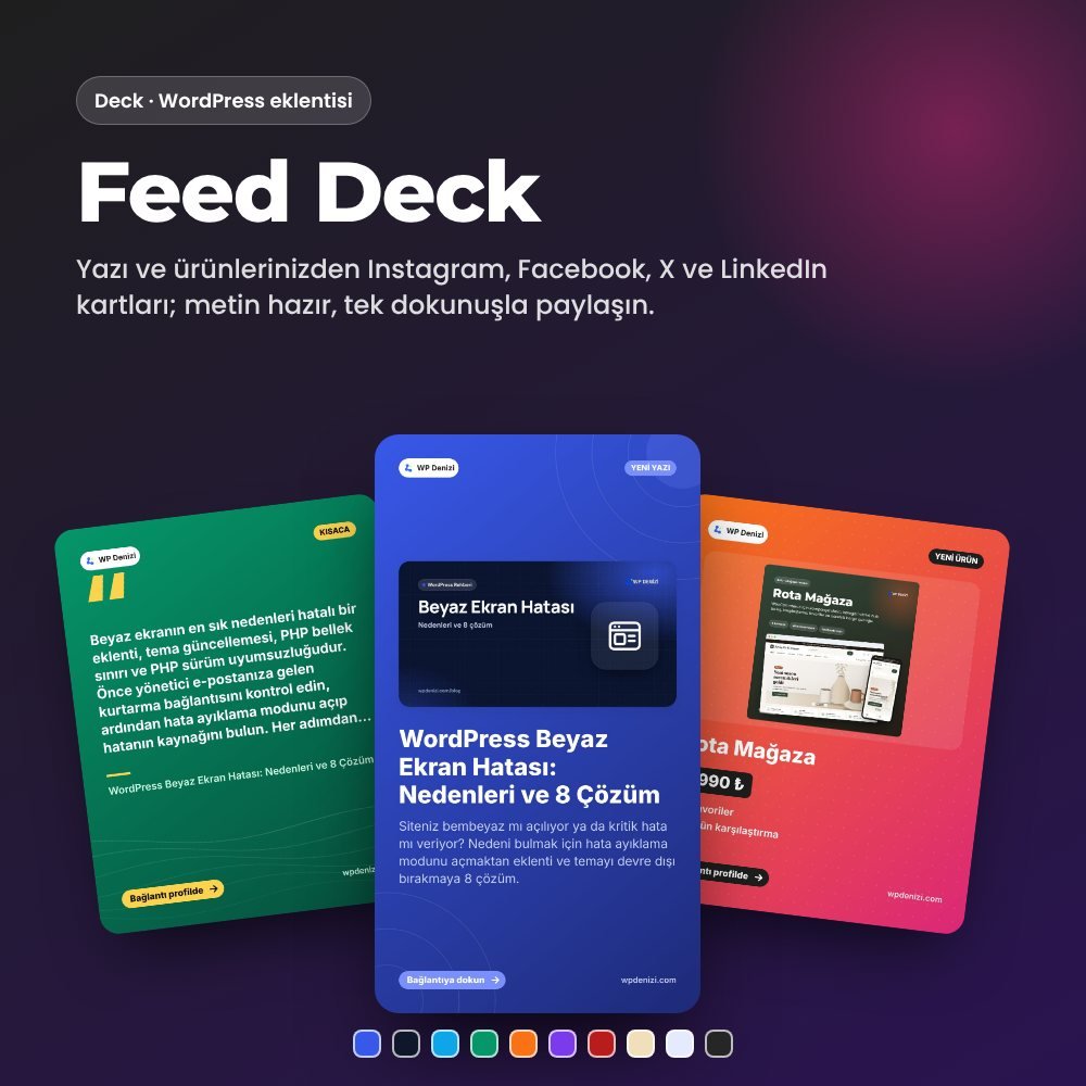 Feed Deck
